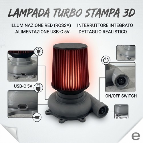Lampada turbocompressore turbo