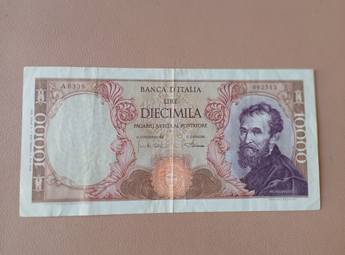 Italia banconota 10000 lire - italia,