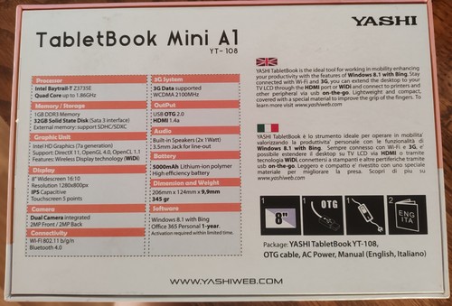 Tablet book yashi - tablet,