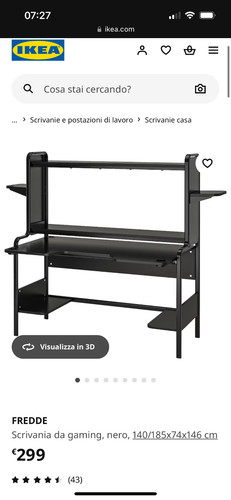 Scrivania gaming ikea - scrivania,