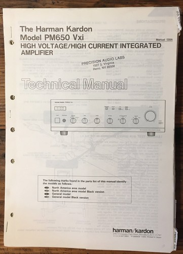 Harman kardon 650 - harman, vxi