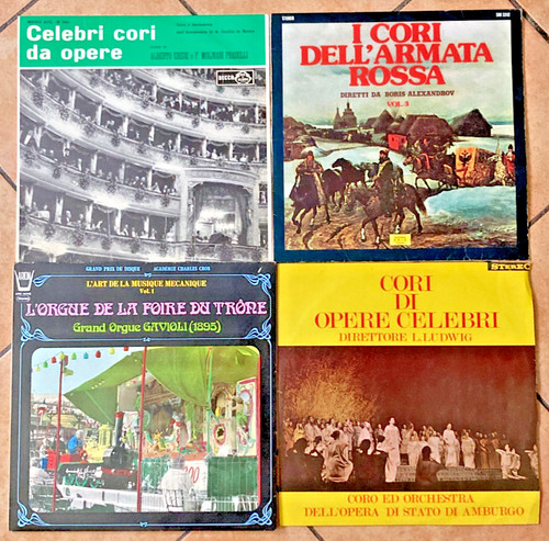 Vinili cori opera - di, d’opera-