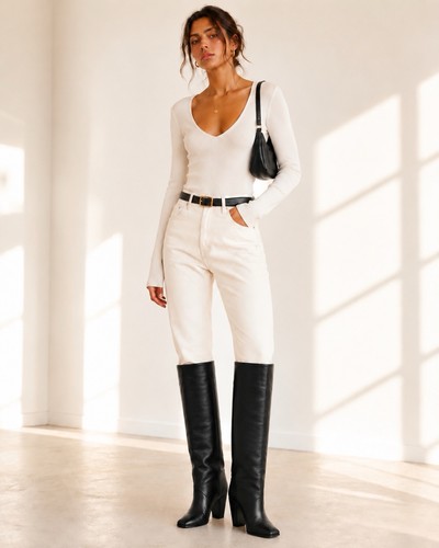 Stivali ginocchio balmain - al,