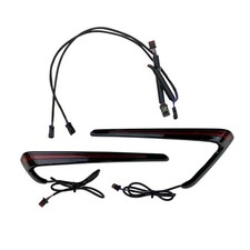 Custom Dynamics, luci a LED per borse laterali. Softail rosso: FXLRST Low Rid...