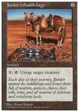 MTG JANDOR's SADDLEBAGS PLAYED - BISACCE DI JANDOR - 5TH - MAGIC