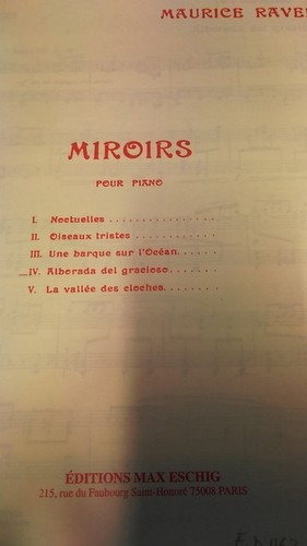 Ravel miroirs pour - ravel, n.4