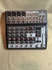 Behringer XENYX 1202FX Mixer 12 Ch con Effetti Nero/Grigio Usato Senza Cavo Alimentazione