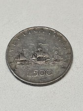 moneta argento 500 lire