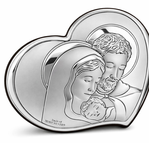 Icona sacra famiglia cuore - sacra, a