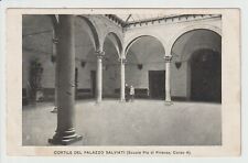 ANTICA CARTOLINA DI FIRENZE - CORTILE DEL PALAZZO SALVIATI - SCUOLE PIE, CORSO 4