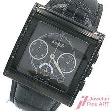 Orologio Korloff Paris Montre automatico ref. KCA2B Acciaio Inox PVD Diam. 40x37,5 mm nuovo