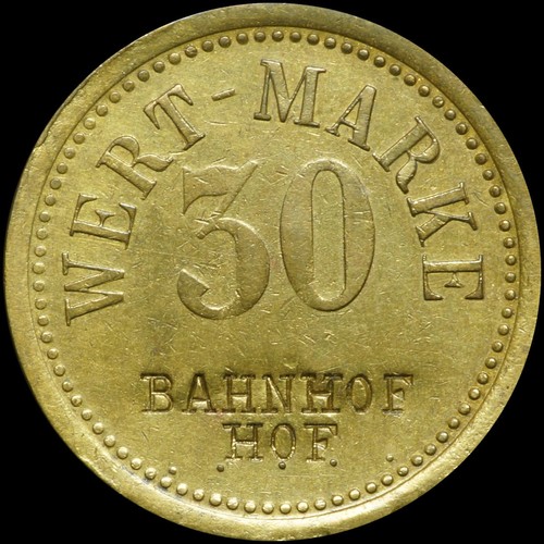 Marca pfennig ferrovia - marca:, 30