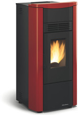 Extraflame STUFA A PELLET CANALIZZATA GIUSY PLUS EVO 2.0 Col. Bordeaux