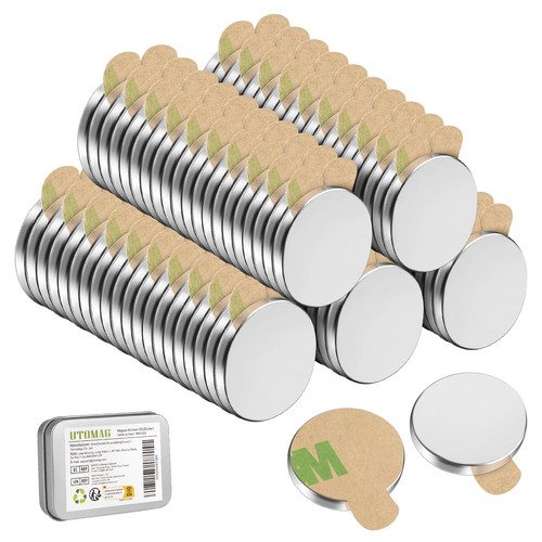 100 pezzi calamite autoadesivi - 100,