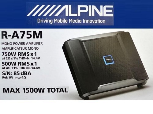 Alpine a75m amplificatore - alpine, r-a75m