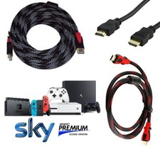 CAVO HDMI TV LED SKY FULL HD VIDEO 1.8-3-5-10-15-20M METRI PS4 XBOX ONE SWITCH