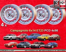 4 Cerchi Alfa Romeo 6x14 ET23