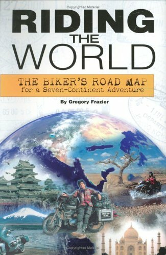 Riding the world biker - riding, world: