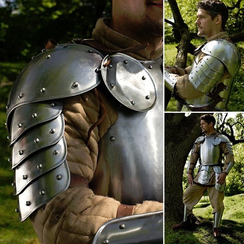 Medieval warrior pauldrons - warrior,