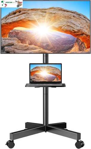 Supporto pavimento con - tv,