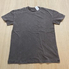 T-shirt uomo Abercrombie Fitch lucida taglia small manica corta grigio antracite nuova