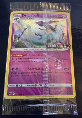 Carta pokemon fragore - carta,