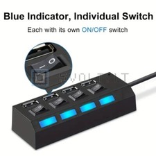 USB HUB 4 Porte Indipendenti