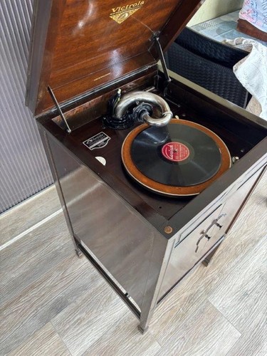 Grammofono vintage victor - vintage,