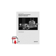 Bosch technical instruction K-jetronic 2000 PDF (uk)