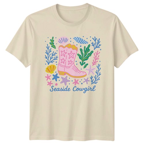 Shirt donna seaside - t-shirt,