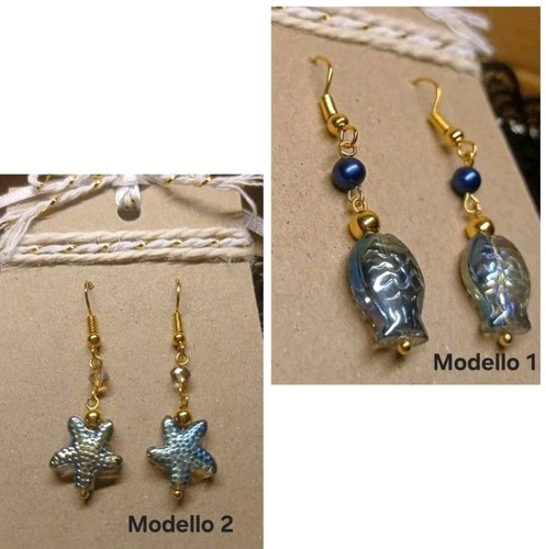 Orecchini donna pendenti mare - donna,