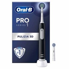 Oral-B PRO Series 1 Spazzolino Elettrico Ricaricabile Nero + 2 Testine Ricambio