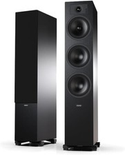 INDIANA LINE TESI 6 BLACK COPPIA DIFFUSORI DA PAVIMENTO BASS REFLEX INF. NERO