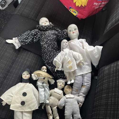 Bambola pagliaccio pierrot - bambola,