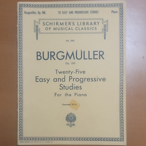 Burgmüller 100 25 easy - 25,