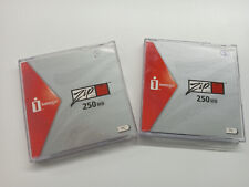 Kit 2 Iomega ZIP Disk da 250MB SINGOLO CARTUCCIA PC/Mac p/n 30793200