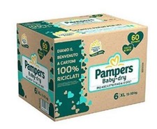 Pampers Baby Dry Quadripack Pannolini Taglia 6 Misura Offerta 52 Pannolini