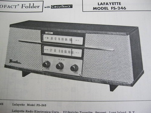 Lafayette 246 radio - lafayette,