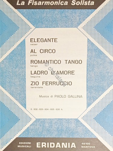 Spartiti la fisarmonica - la,