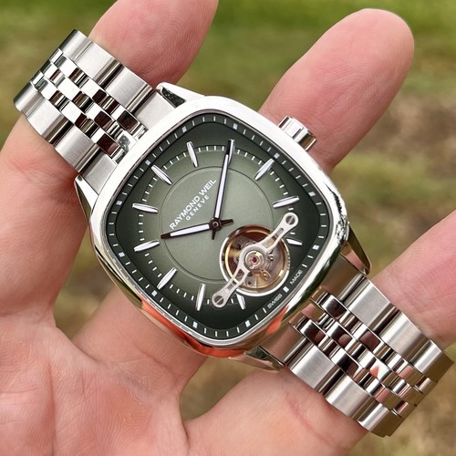 Minty steel raymond weil - steel,