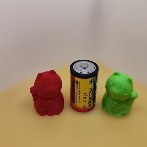 Maneki neko - neko, 3d)