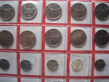 Serie completa da 50 lire dal