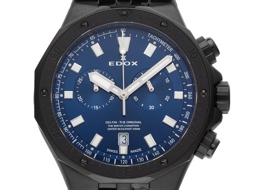 Cronografo edox delfin acciaio - edox,