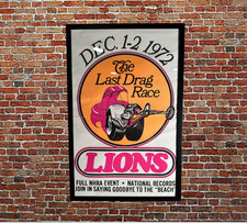 Poster con cornice Lions Drag
