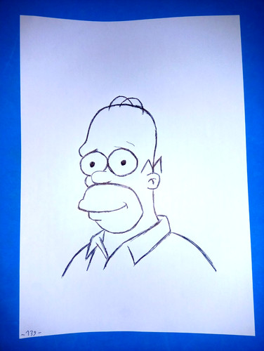 Disegno homer simpson - disegno, a
