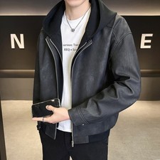Giacca di pelle uomo primavera