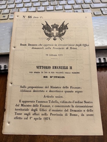 Regio decreto circoscr - decreto,