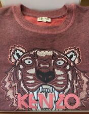 Felpa Kenzo kids tigre 12 anni (152cm), color burgundi chiaro, girocollo.