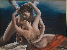 Dipinto olio tela arte - su,