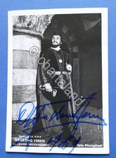 Autografo del cantante lirico